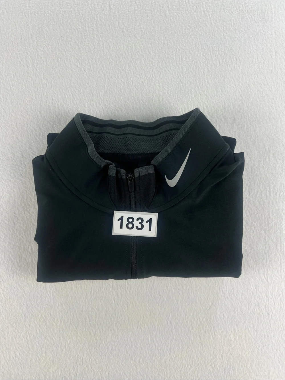 Nike Golf Dri Fit Tour Performance 1/4 Zip Vest Black Sleeveless Mens Size XL